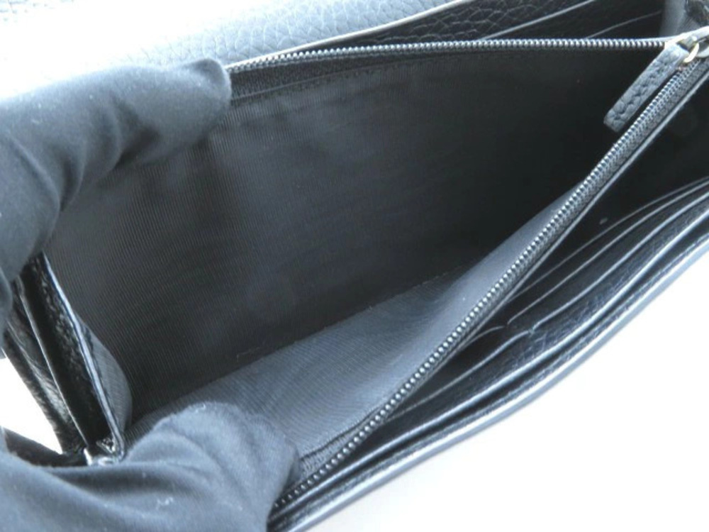 Gucci GG Marmont Long Wallet Calfskin Black